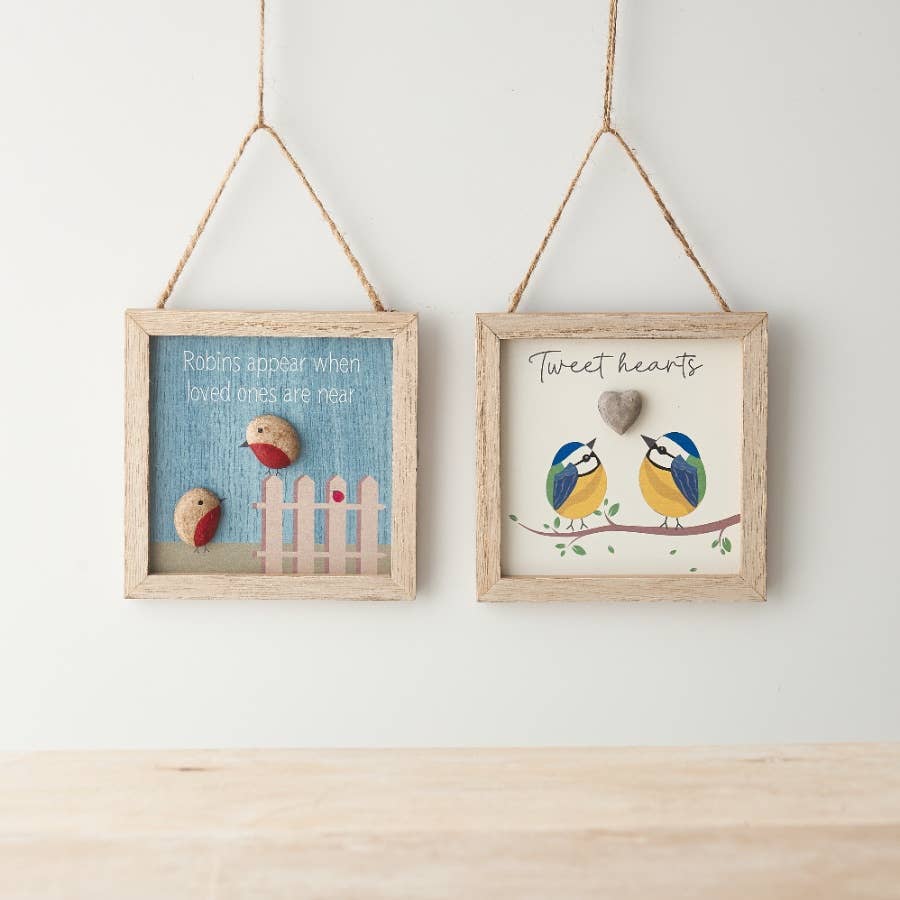 Robins Appear When Loved Ones Are Near Sign, 12cm