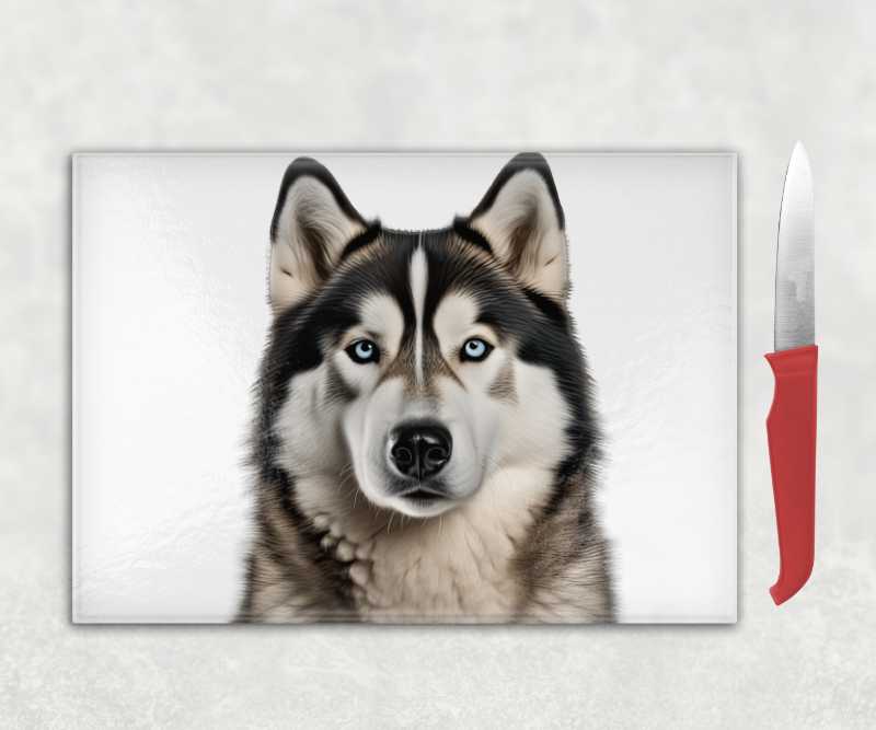 Alaskan Malamute Dog Chopping Board