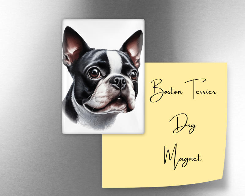 Boston Terrier Dog Magnet