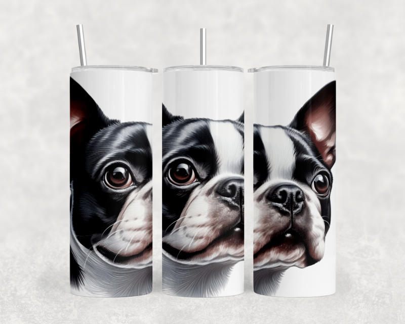 Boston Terrier Dog Tumbler – 20oz