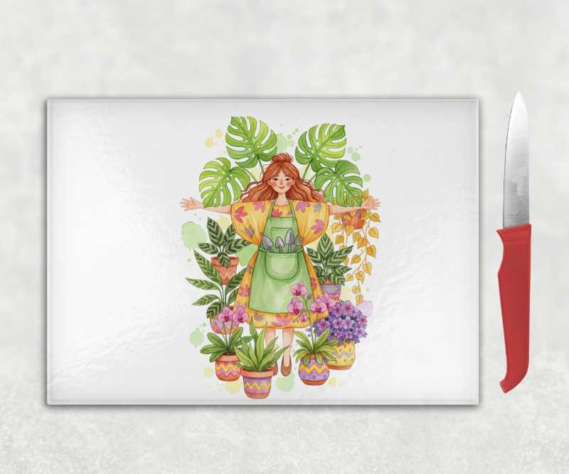 Plant Mum Chopping Board