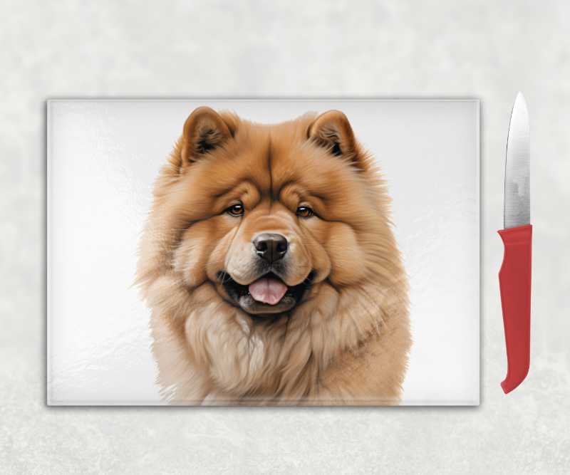 Chow Chow Dog Chopping Board