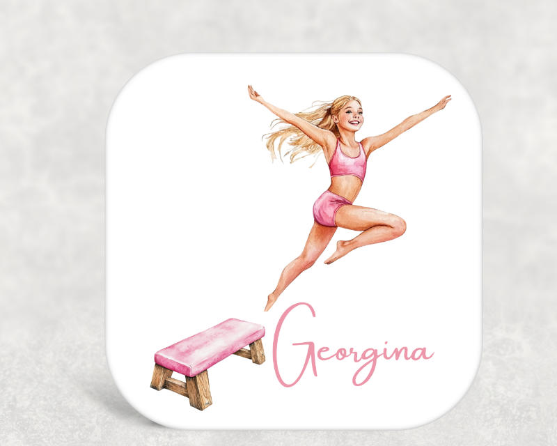Gymnastics Personalised Coaster