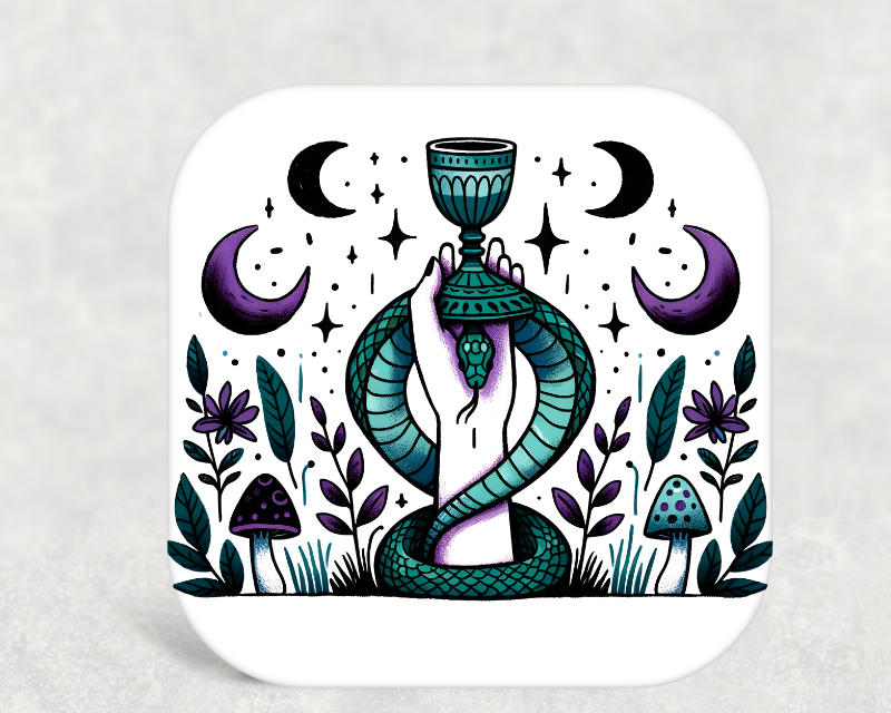Snake & Chalice Coaster