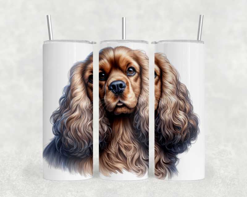 Cocker Spaniel Dog Tumbler