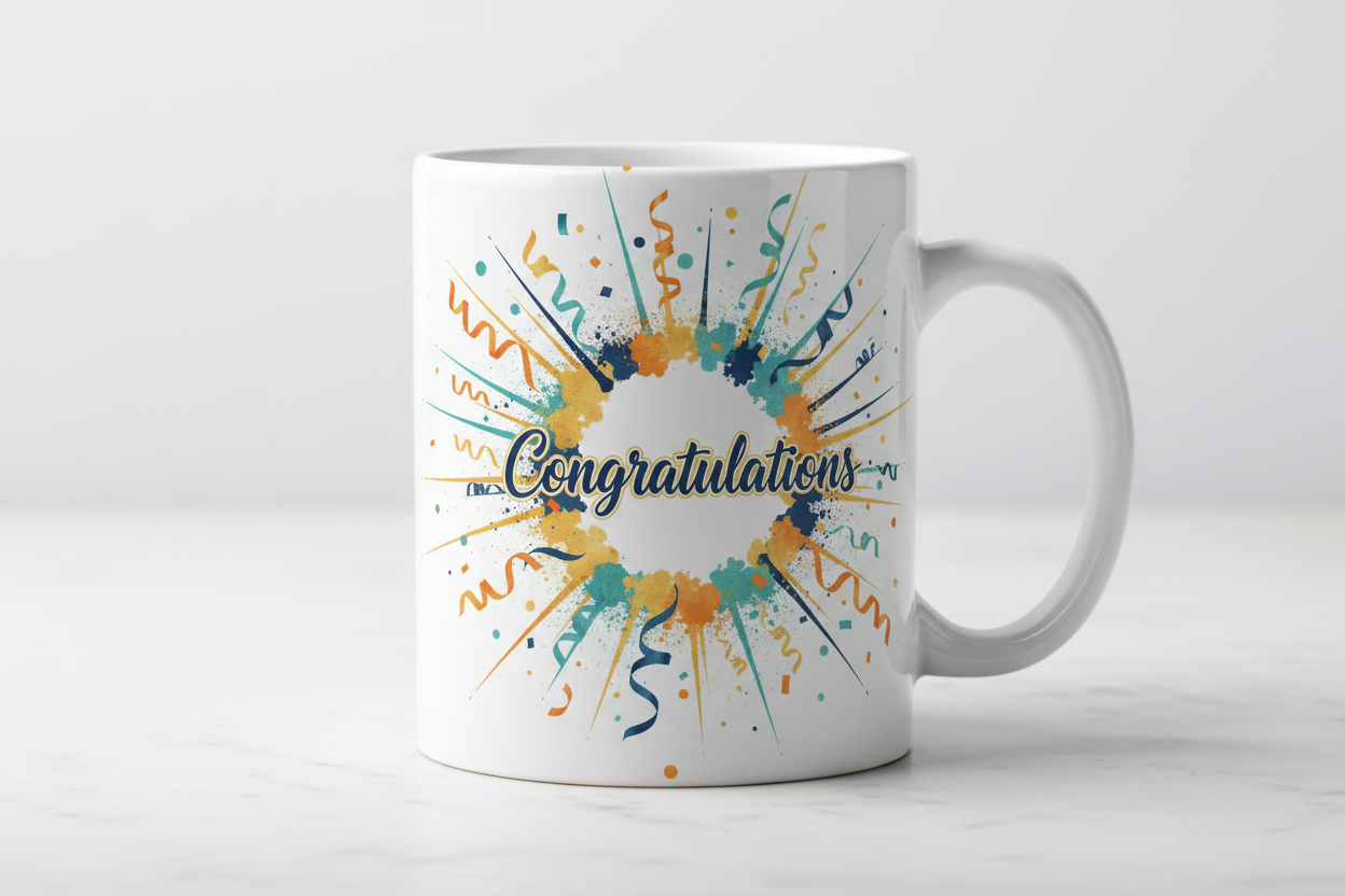 Congratulations Mug - Design 1