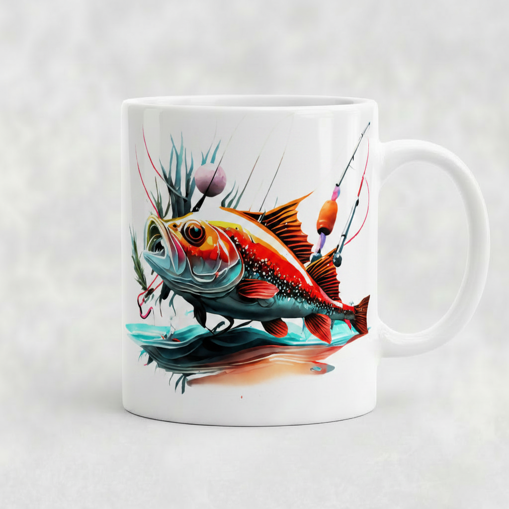Fishing Mug – Unique Gift for Fishing Lovers & Anglers