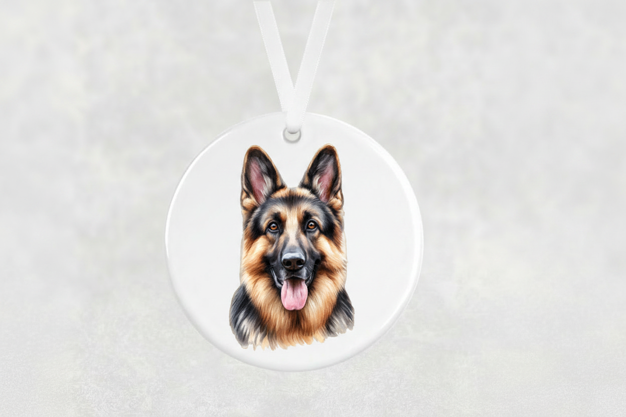 German Shepherd Hanging Ornament
