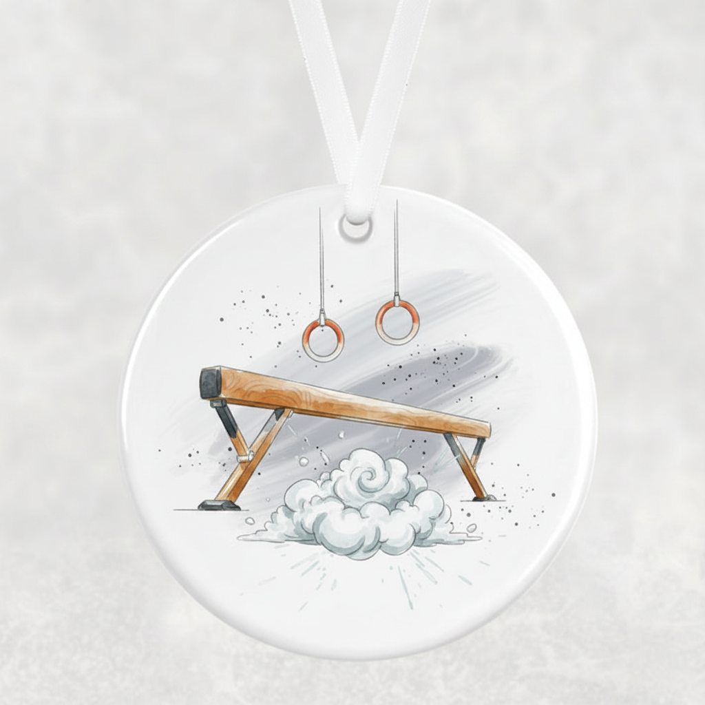 Gymnastics Hanging Ornament