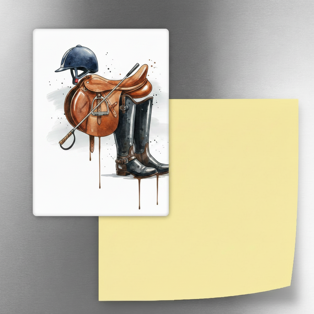 Horse Riding Magnet