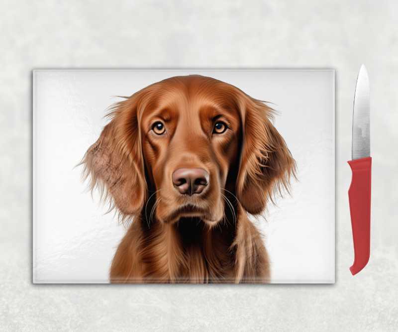 Irish Setter Dog Chopping Board