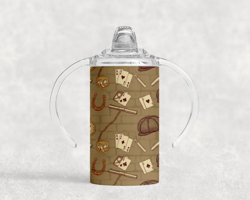 Adult Sippy Cup — Vintage Gangster