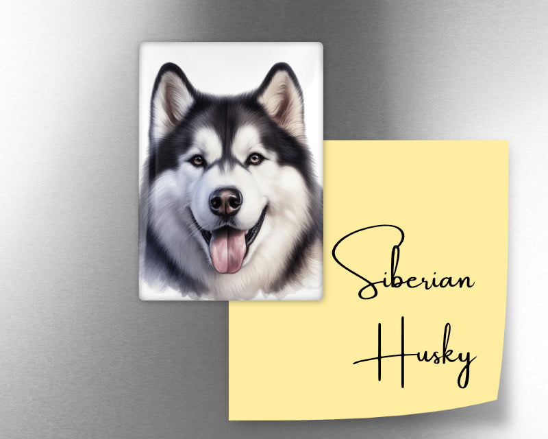 Siberian Husky Dog Magnet