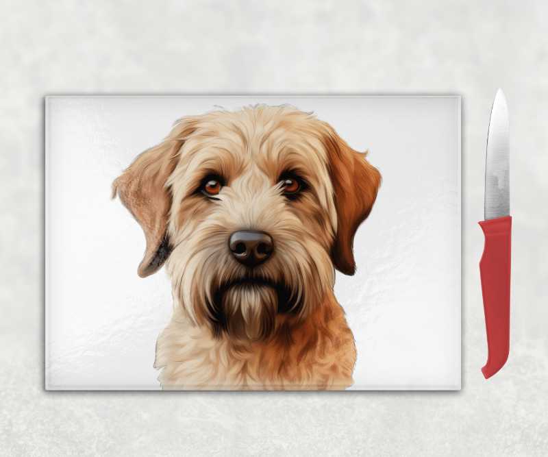 Soft Coated Wheaten Terrier Dog Chopping Board