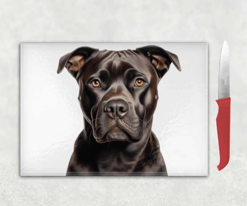 Staffordshire Bull Terrier Dog Chopping Board