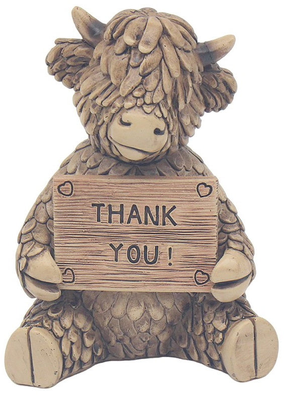 Hughie Highland Cow - Thank You