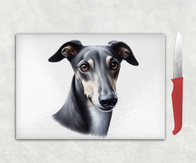 Whippet Dog Chopping Board