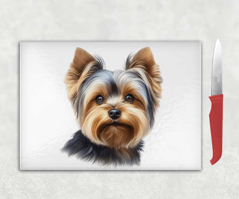 Yorkshire Terrier Dog Chopping Board
