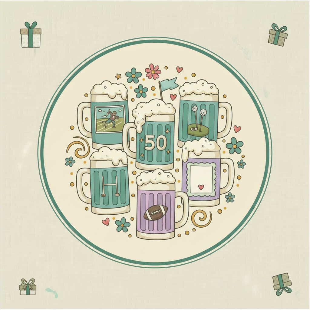 Beer Tankards Tile
