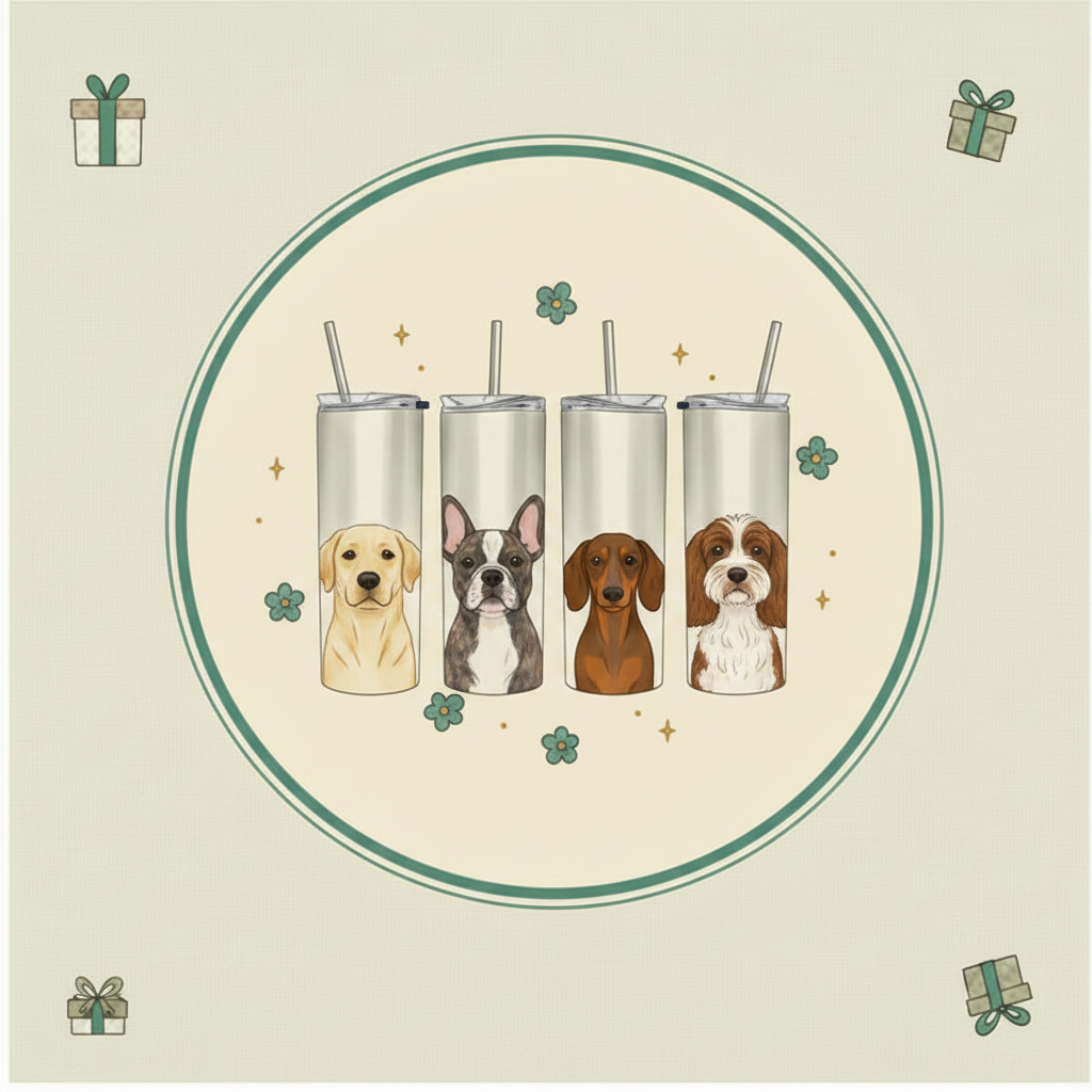 Dog Breed Tumblers Tile v7
