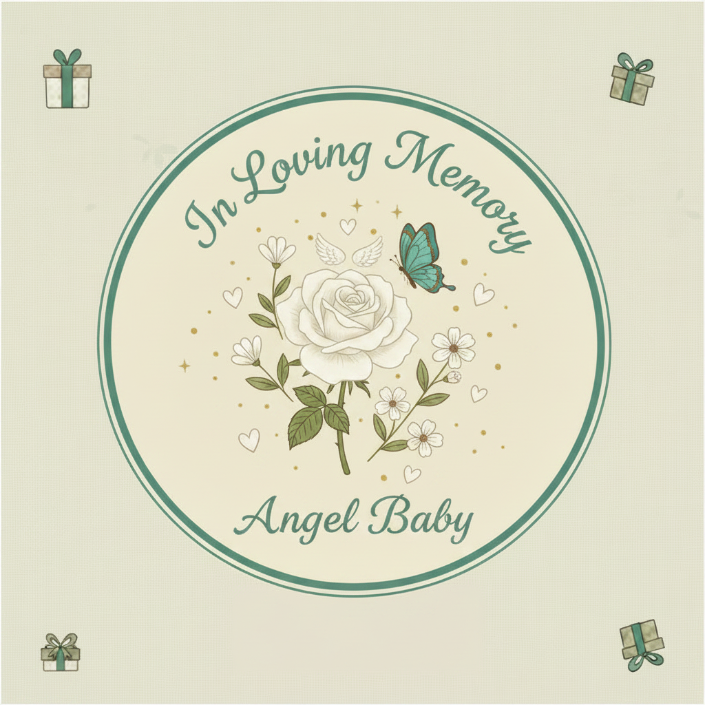 In Loving Memory — Angel Baby (white)