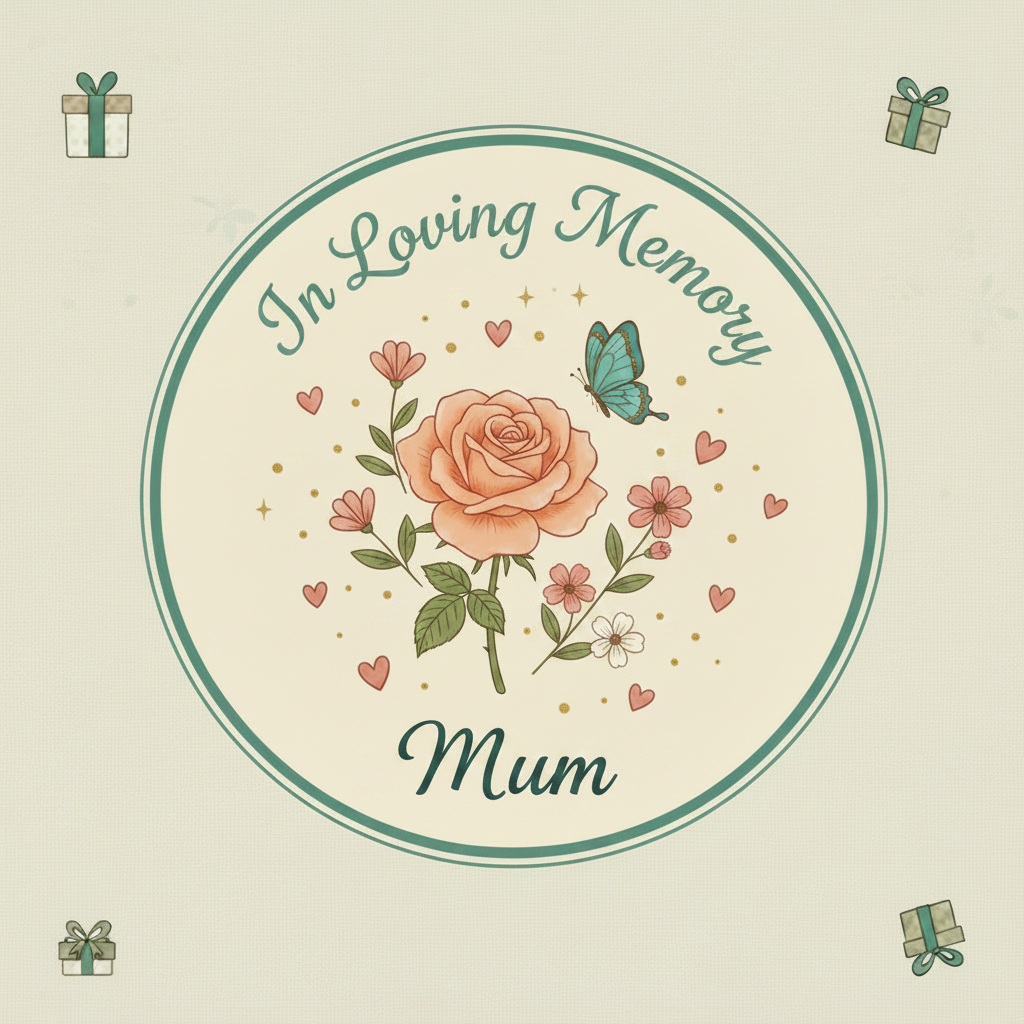In Loving Memory - Mum (Pink & White)