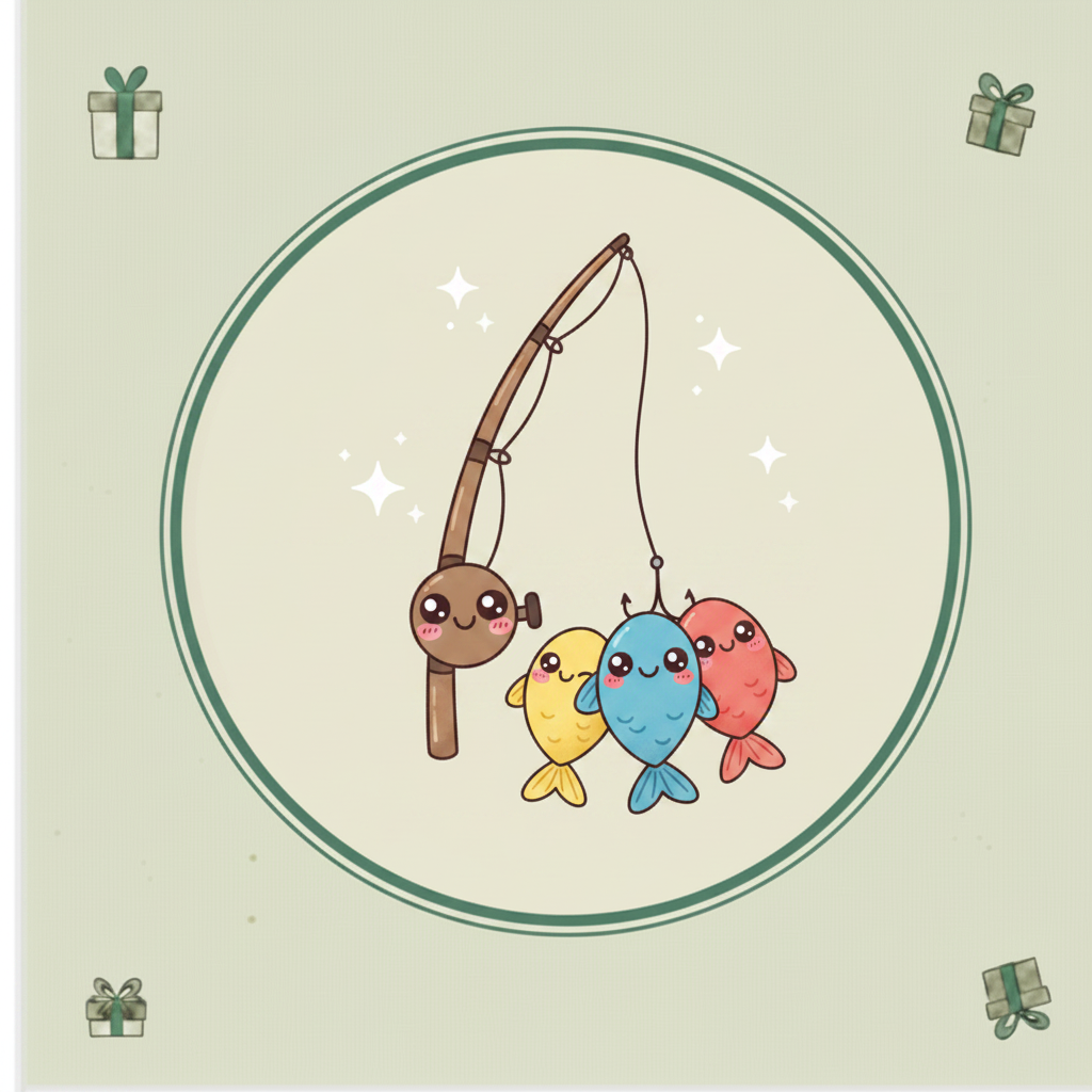 Kawaii Fishing Tile