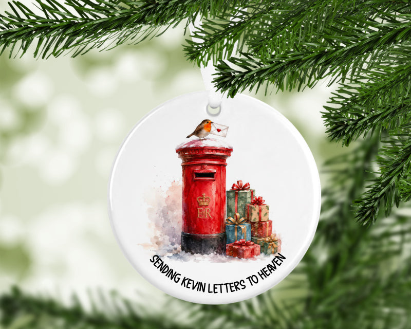 Personalised Letters to Heaven Bauble