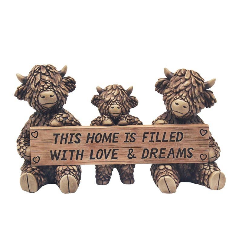 Hughie Highland Cow Figurine