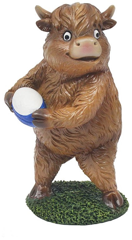 Rugby Highland Cow Ornament