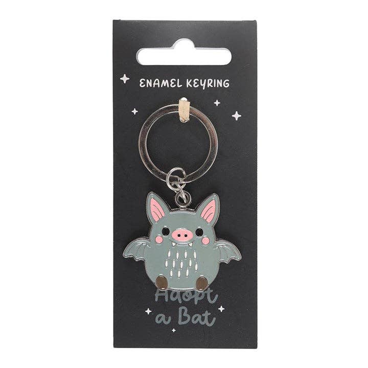 Adopt a Bat Halloween Keyring