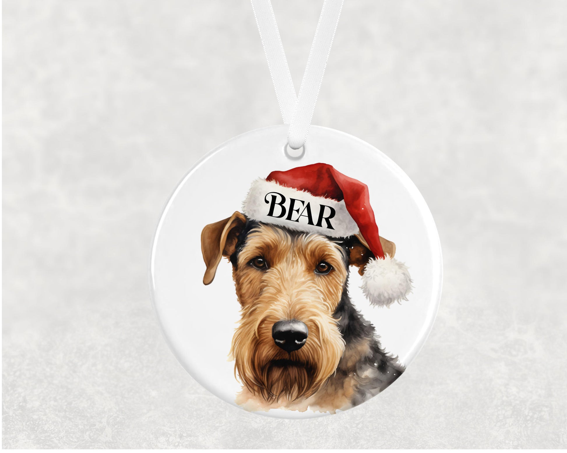 Airedale Terrier Christmas Tree Decoration