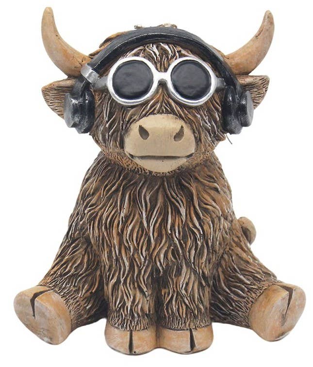 DJ Moo-Sic Highland Cow