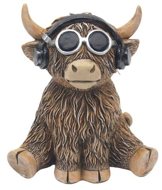 DJ Moo-Sic Highland Cow