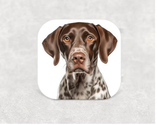 German Shorthaired Pointer Coaster - a thoughtful MDF gift for German Shorthaired Pointer owners and dog breed collectors."