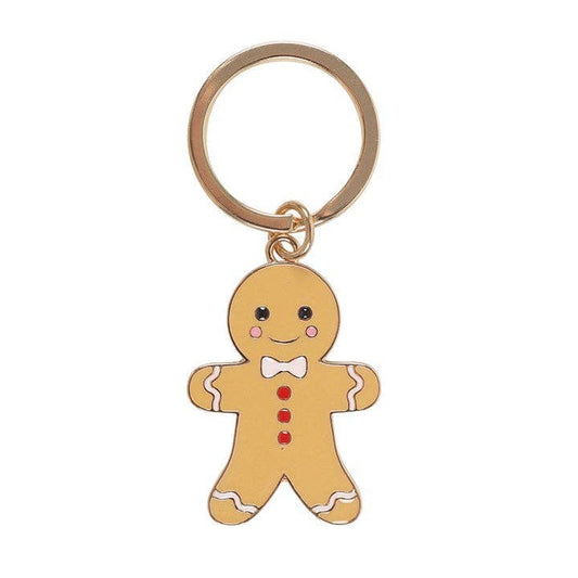 Gingerbread Man Christmas Keyring