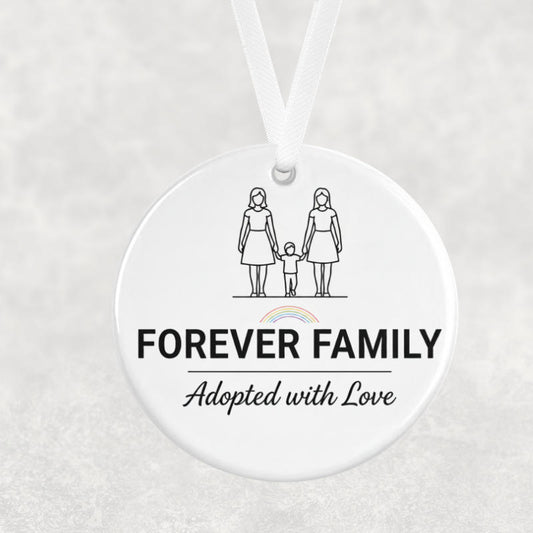 Forever Family Hanging Ornament – Two Mums