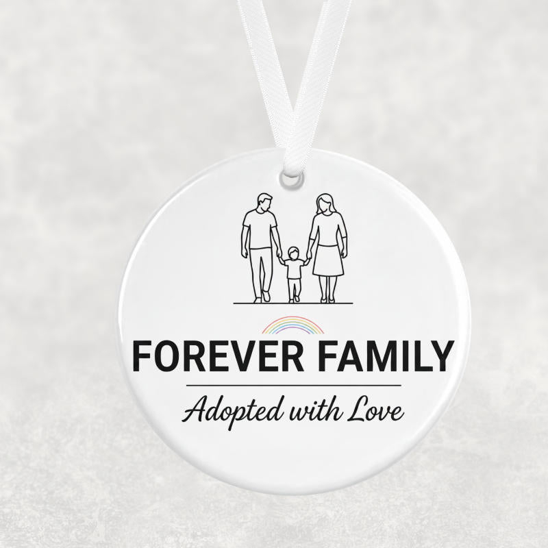 Forever Family Hanging Ornament – Mum & Dad