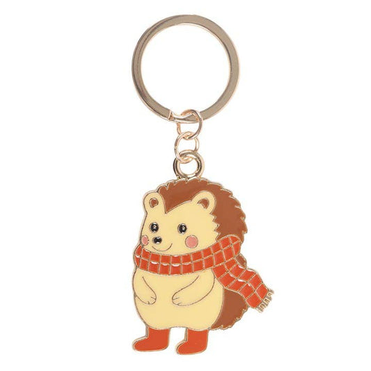Hazel Hedgehog Autumn Keyring