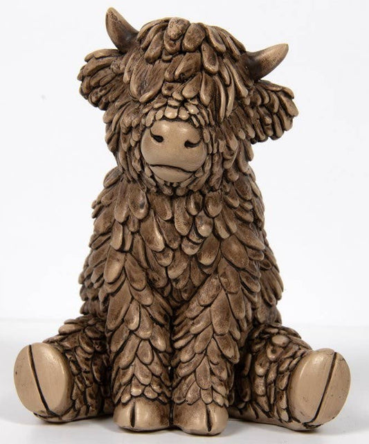 Hughie Highland Cow - sitting