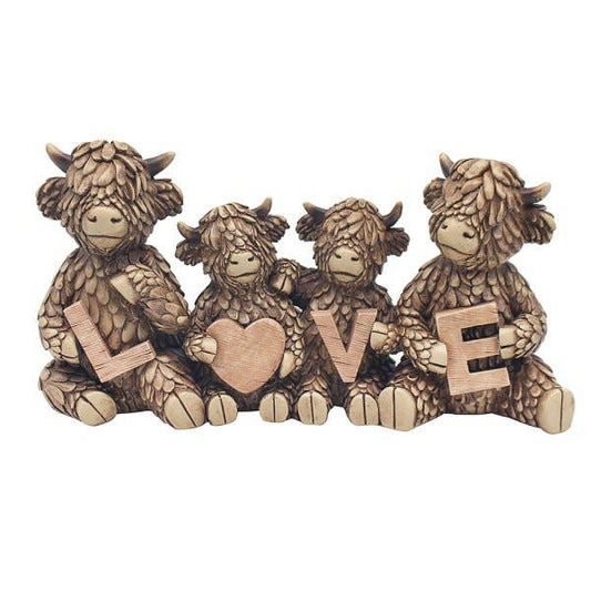 Hughie Highland Cows LOVE