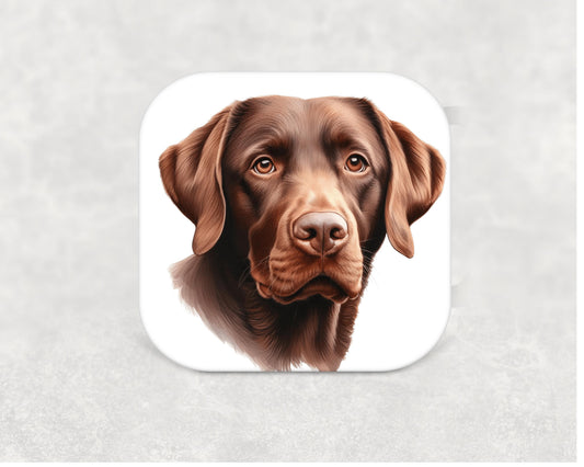 Chocolate Labrador Dog Coaster