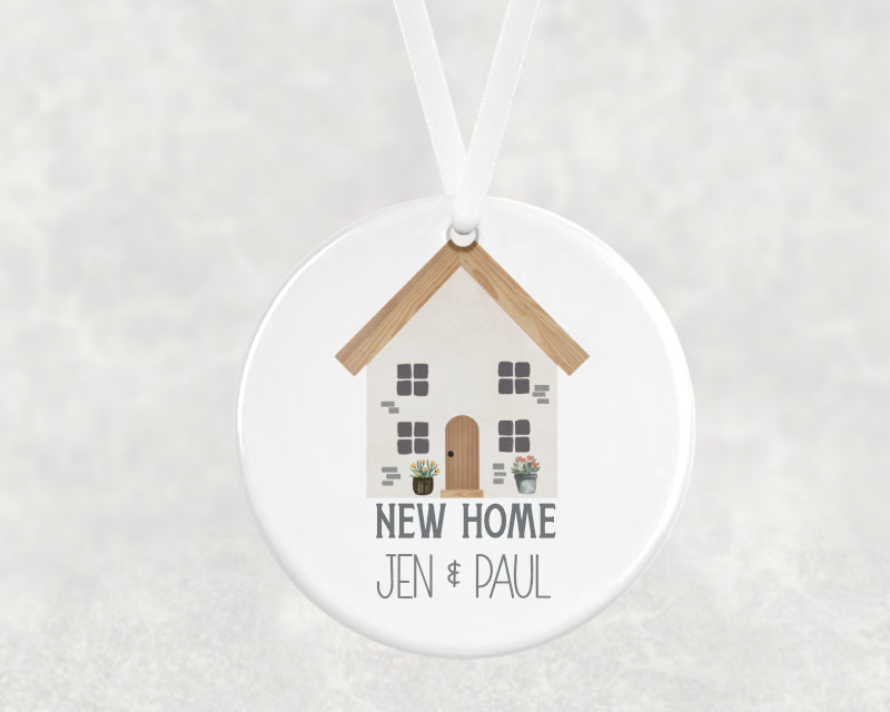 Personalised New Home Hanging Ornament – Housewarming Keepsake Gift