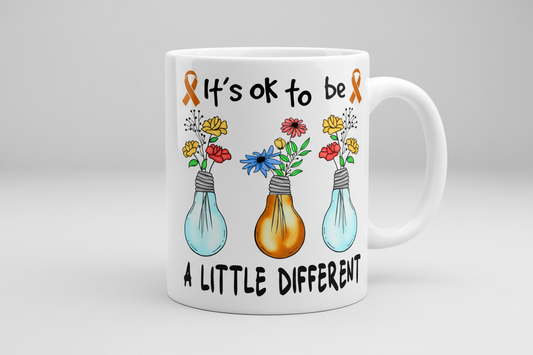 It's Ok to Be a Little Different ADHD Mug – Uplifting Neurodiversity Gift
