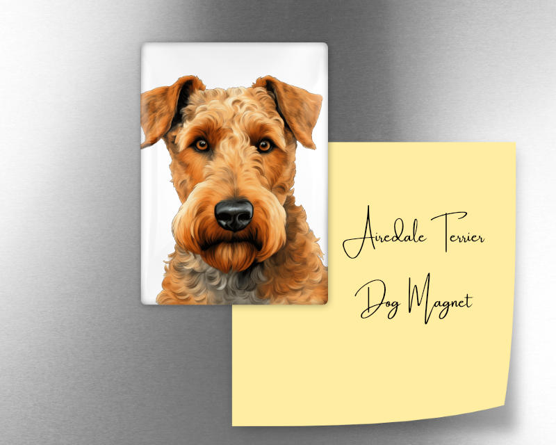Airedale Terrier Dog Magnet