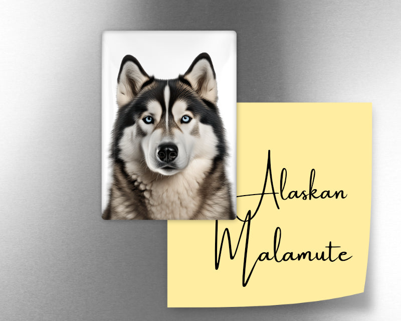Alaskan Malamute Dog Magnet