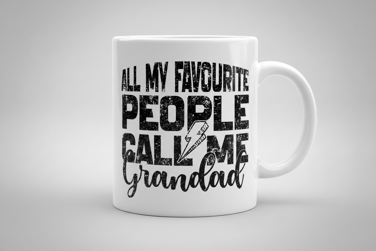 All My Favourite People Call Me Grandad 11oz Ceramic Mug