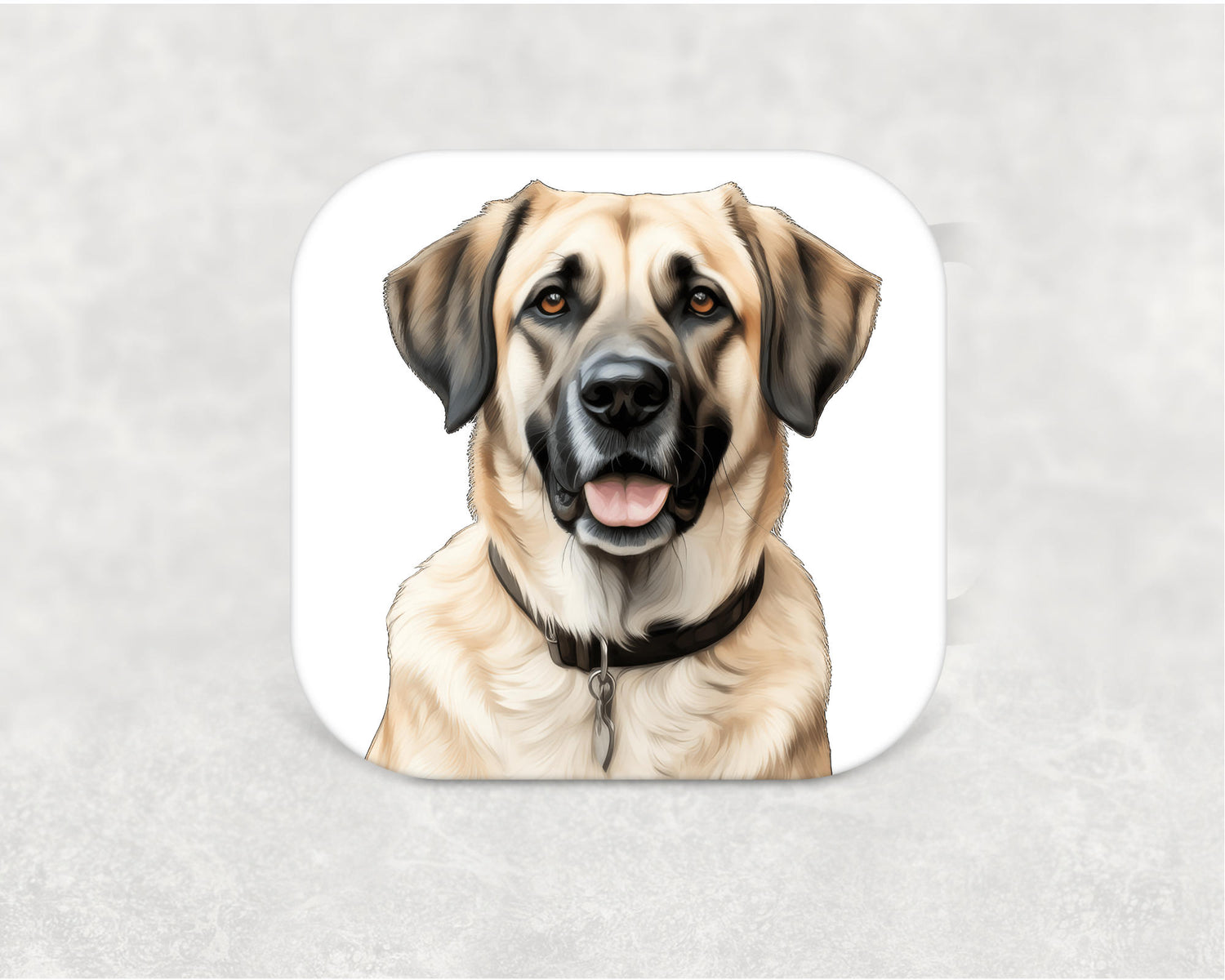 Anatolian Shepherd Coaster – MDF Dog Breed Coaster with Cork Backing | Pepper Place