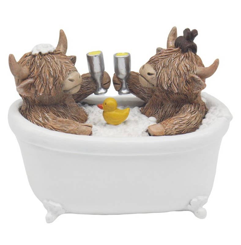 Relax Highland Cow Ornament