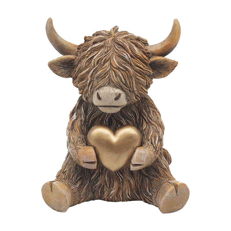 Highland Cow Heart of Gold